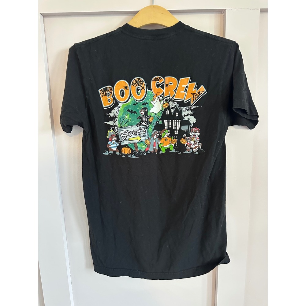 Buc-ees Boo Crew Halloween T-Shirt Black Graphic Mummy Beaver Womens Medium